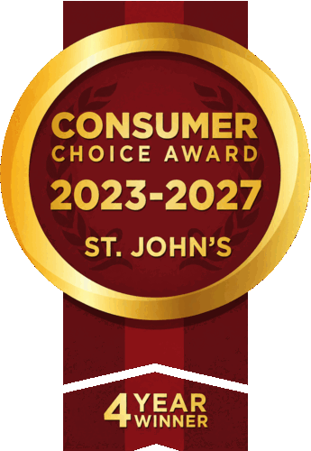 Consumer Choice Award 2023–2027 — 4 Year Winner, St. John's